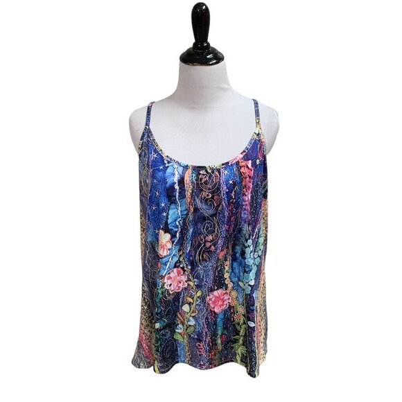 Unbranded Women's L Large Camisole Top NWT Spaghetti Strap Multi Pattern - Picture 1 of 6